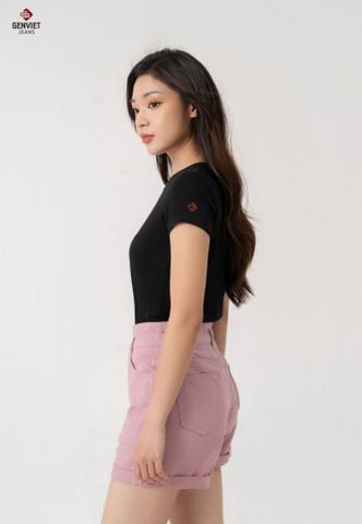 Quần Sooc Jeans Nữ Ống Đứng