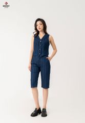Quần Sooc Jeans Nữ Ống Đứng DQ306J8583