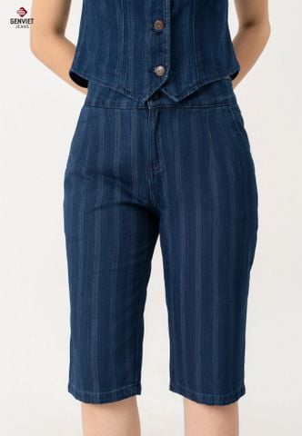Quần Sooc Jeans Nữ Ống Đứng DQ306J8583