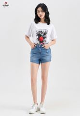 Quần Sooc Jeans Nữ Ôm Vừa TQ403J8242