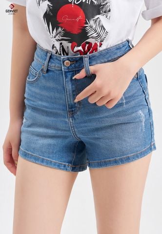 Quần Sooc Jeans Nữ Ôm Vừa TQ403J8242