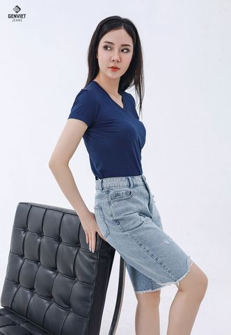 Quần Ngố Jeans Nữ XQ324J8236