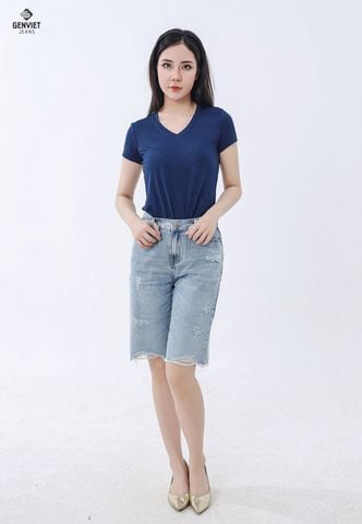 Quần Ngố Jeans Nữ XQ324J8236