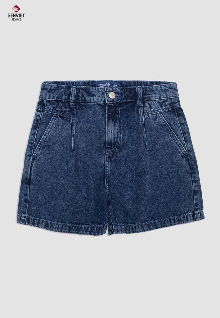 Quần Sooc Jeans Nữ Dáng A TQ428J8588