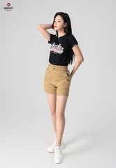 Quần Sooc Jeans Nữ Suông