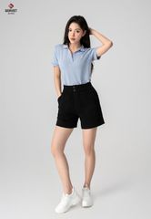 Quần Sooc Jeans Nữ Suông