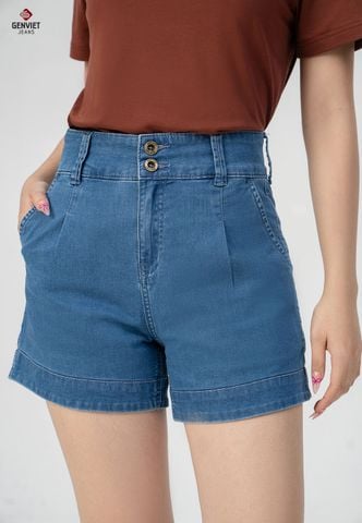 Quần Sooc Jeans Nữ Suông DQ424J8591