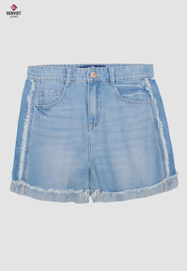 Quần Sooc Jeans Nữ Ống Đứng XQ428J8586