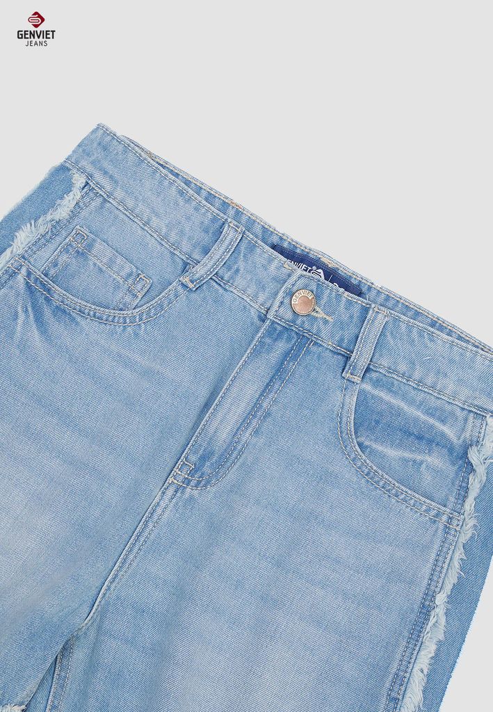 Quần Sooc Jeans Nữ Ống Đứng XQ428J8586