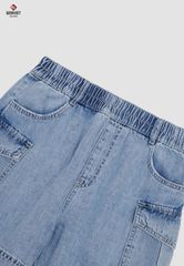 Quần Sooc Jeans Nữ Ống Đứng XQ424J8587