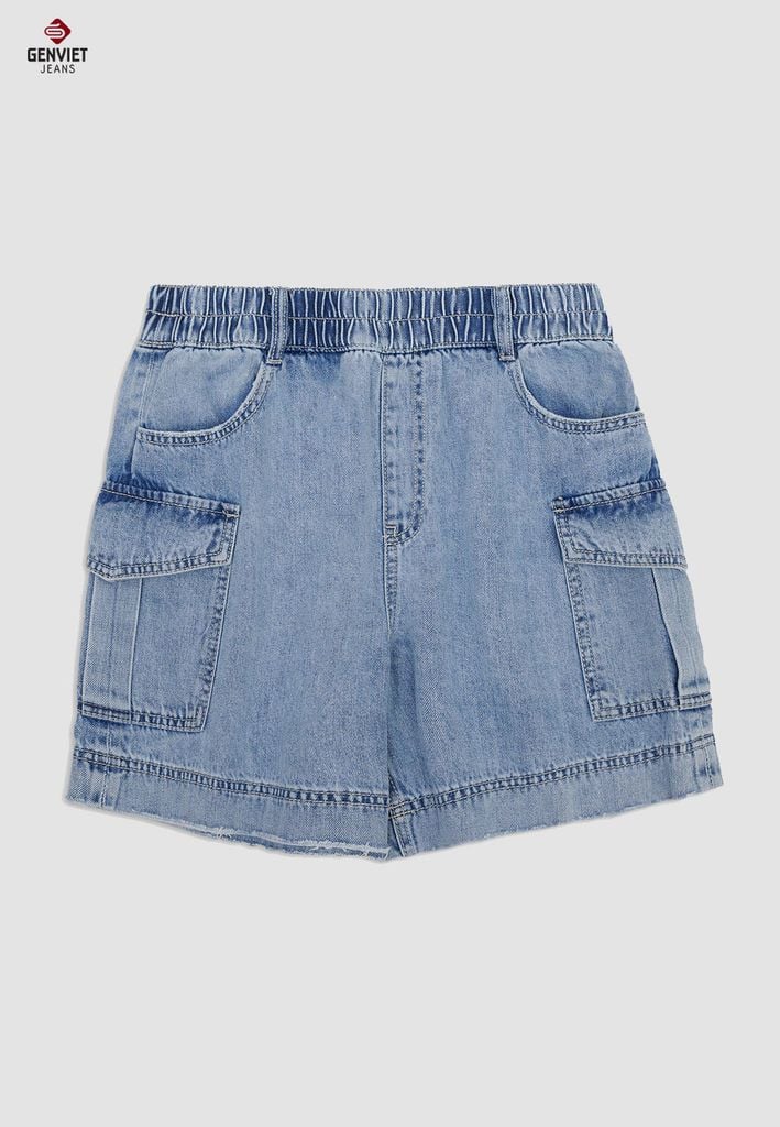 Quần Sooc Jeans Nữ Ống Đứng XQ424J8587