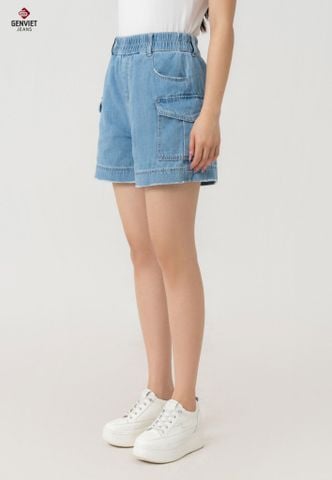 Quần Sooc Jeans Nữ Ống Đứng XQ424J8587