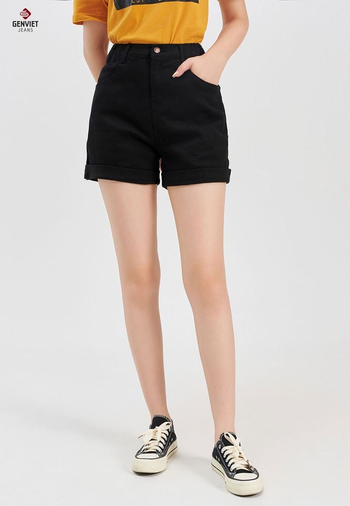 Quần Sooc Kaki Nữ Dáng A TQ428K8244