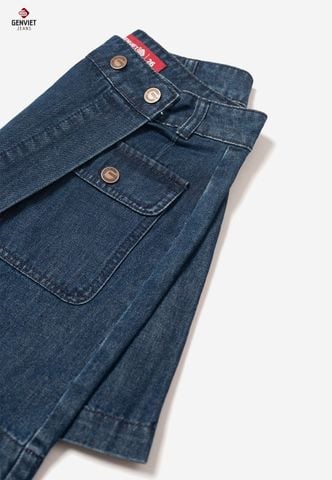 Quần Sooc Jeans Nữ Dáng A TQ428J8243