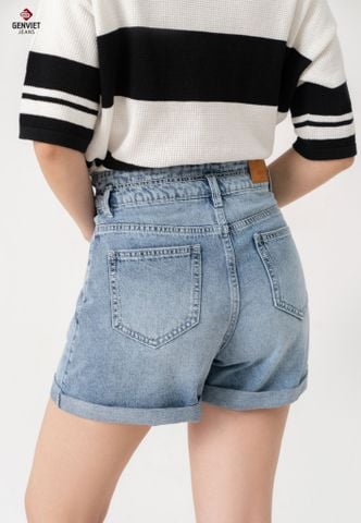 Quần Sooc Jeans Nữ Dáng A TQ428J8589