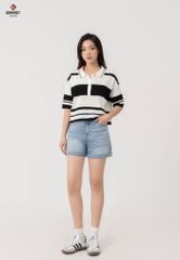 Quần Sooc Jeans Nữ Dáng A TQ428J8589