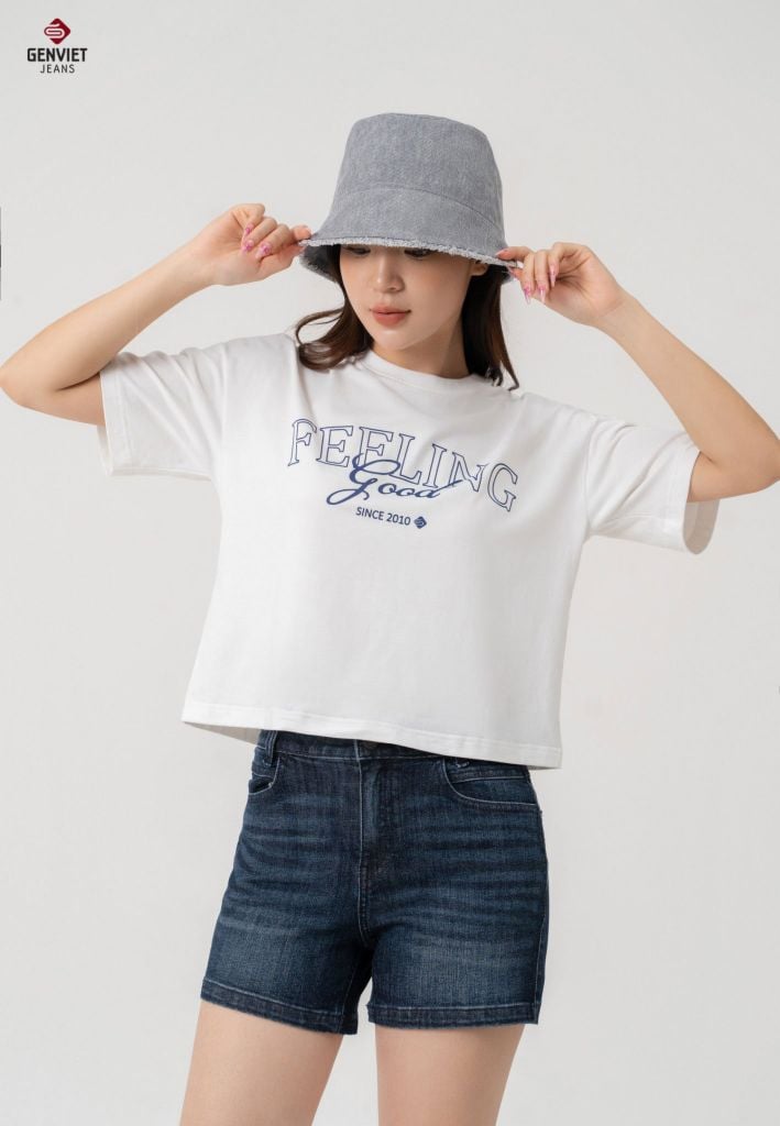 Quần Sooc Jeans Nữ Ôm Vừa DQ403J8585