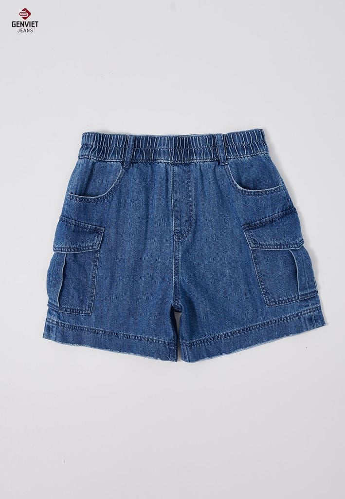 Quần Sooc Jeans Nữ Ống Đứng XQ424J8587