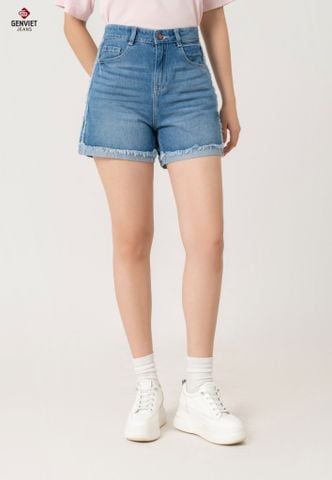 Quần Sooc Jeans Nữ Ống Đứng XQ428J8586