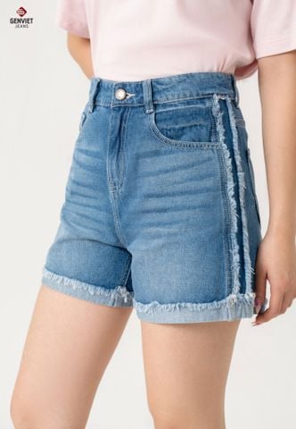 Quần Sooc Jeans Nữ Ống Đứng XQ428J8586