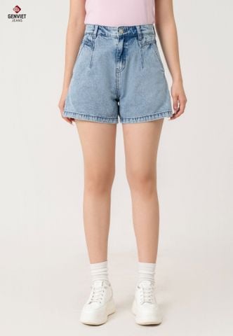 Quần Sooc Jeans Nữ Dáng A TQ428J8588