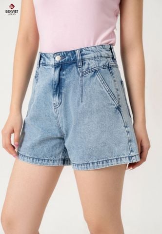 Quần Sooc Jeans Nữ Dáng A TQ428J8588