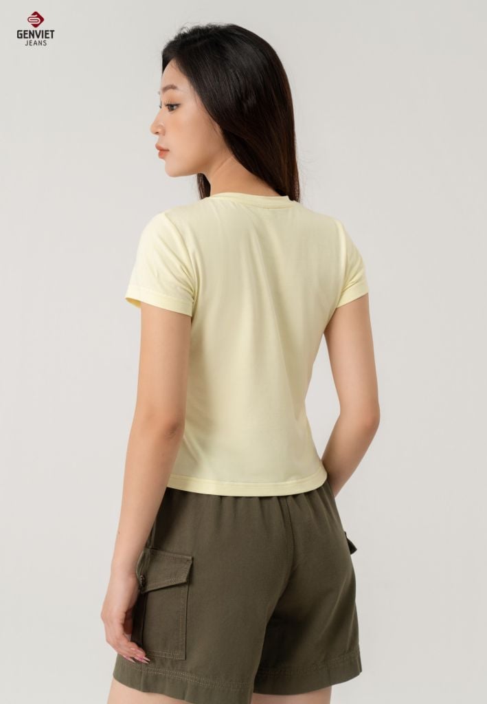 Quần Sooc Jeans Nữ Suông XQ424K8593