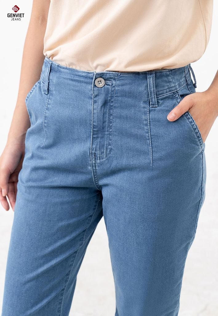 Quần Jeans Nữ Dáng Chinos DQ106J8523
