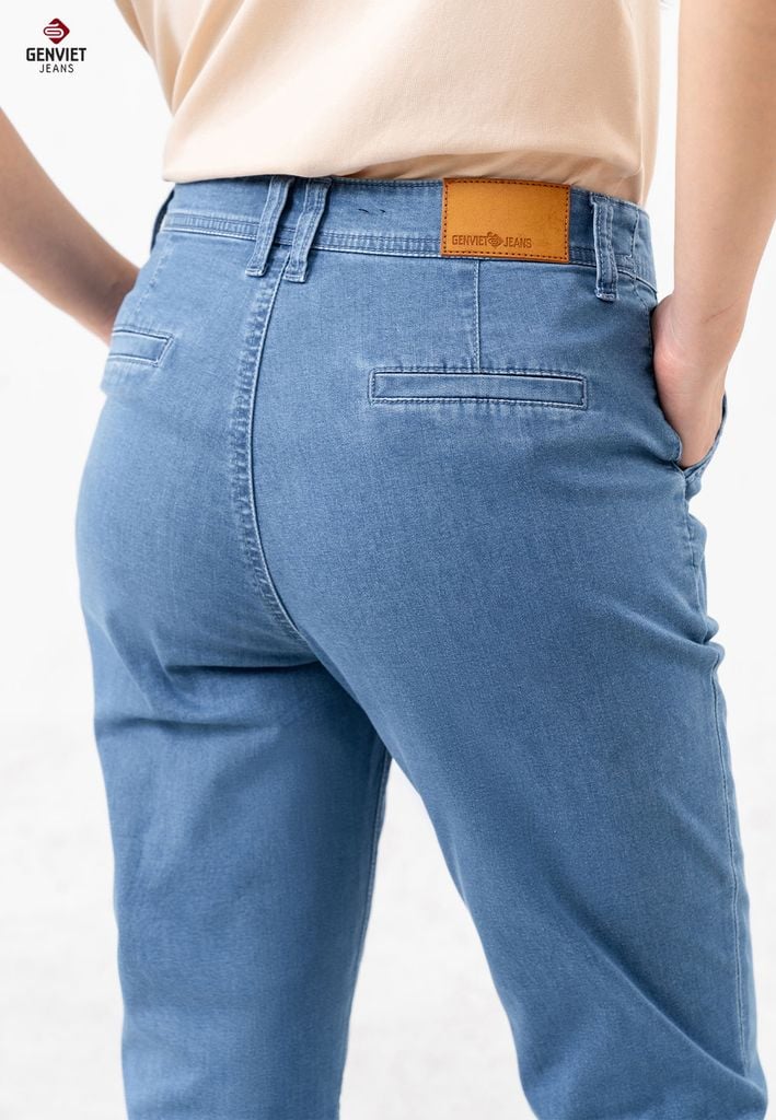 Quần Jeans Nữ Dáng Chinos DQ106J8523