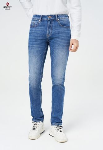 Quần Jeans Nam Ống Col Vừa T1103J8376