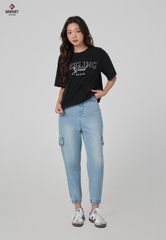 Quần Jeans Nữ Dáng Jogger TQ111J8160