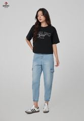 Quần Jeans Nữ Dáng Jogger TQ111J8160