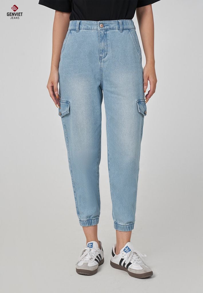 Quần Jeans Nữ Dáng Jogger TQ111J8160