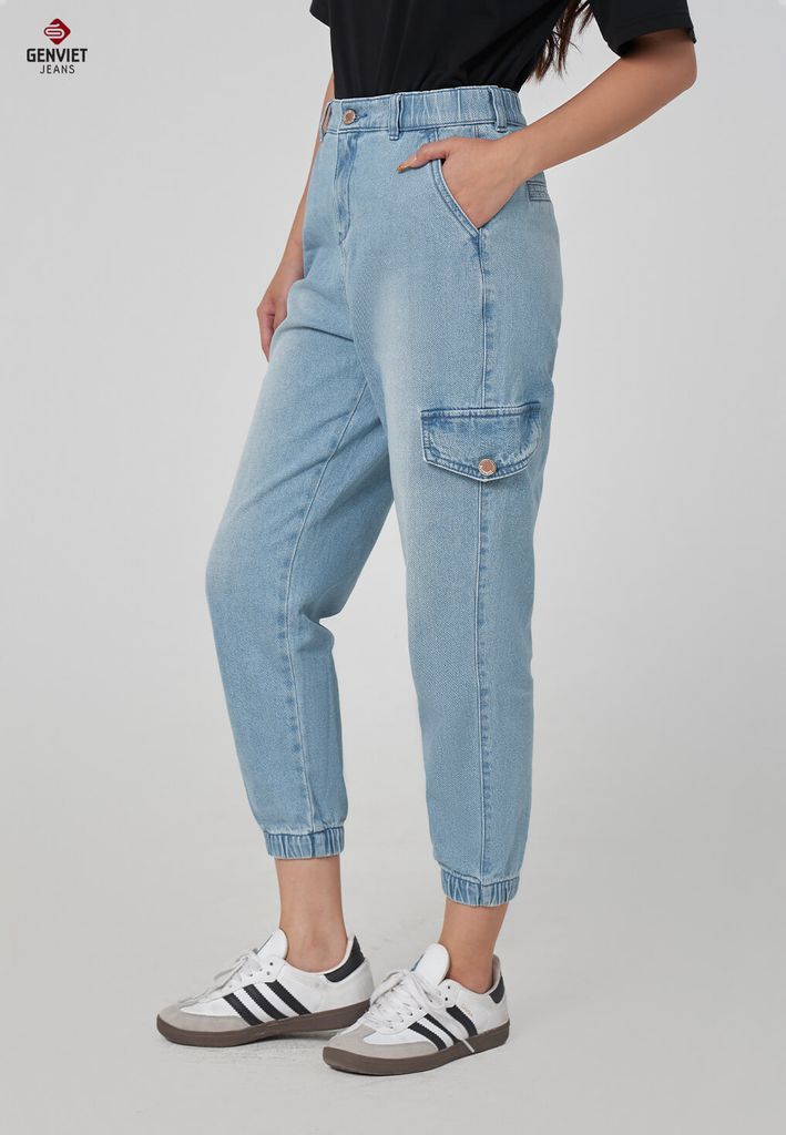 Quần Jeans Nữ Dáng Jogger TQ111J8160