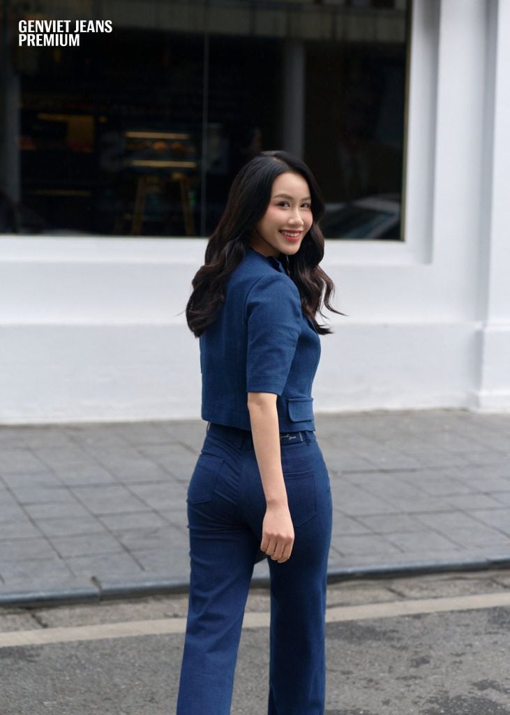 Quần Jeans Nữ Suông Vảy XQ1222J08969