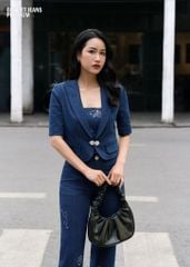 Quần Jeans Nữ Suông Vảy XQ1222J08969