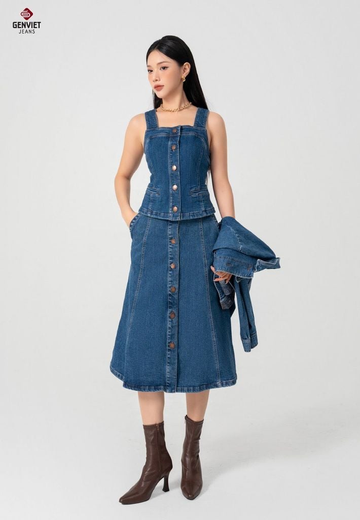 Set Bộ Jeans Nữ TE324J8492