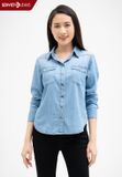  Áo Sơ Mi Dài Tay Nữ Jeans Suông Vừa TA123J2139 