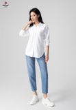  Áo Sơ Mi Dài Tay Nữ Cotton Suông TA124C8174 