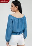  Áo Sơ Mi Dài Tay Nữ Cotton Croptop TA129C1702 