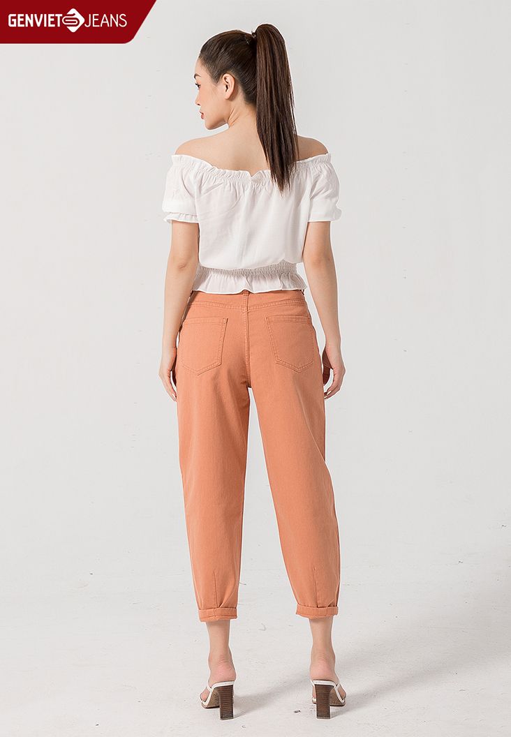  Áo Sơ Mi Cộc Tay Nữ Cotton Croptop TA329C1715 