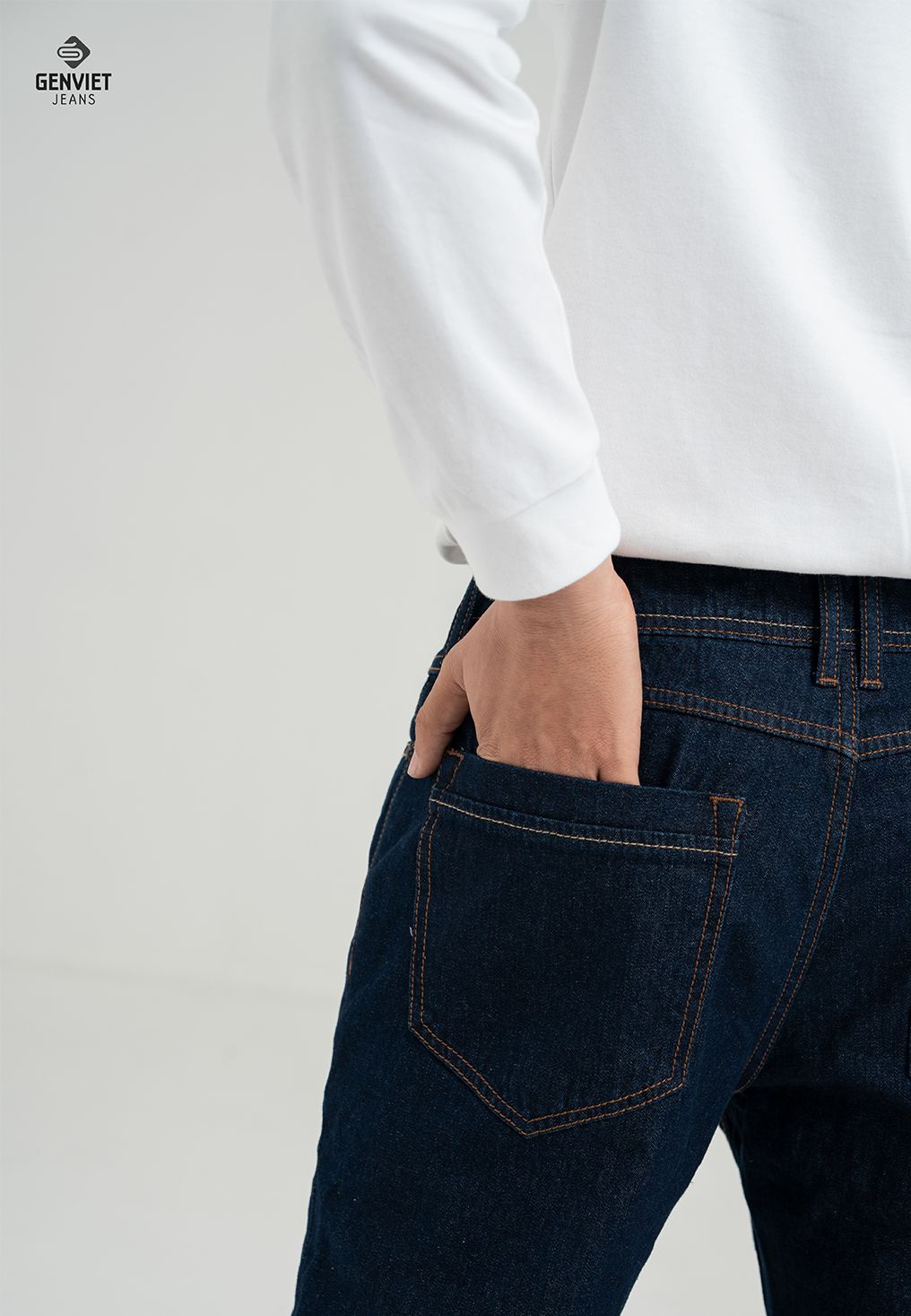  Quần Dài Nam Jeans Col Đứng D1108J8095 