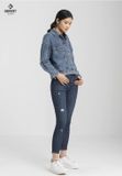  Áo Khoác 1 Lớp Nữ Jeans Suông TK124J8043 