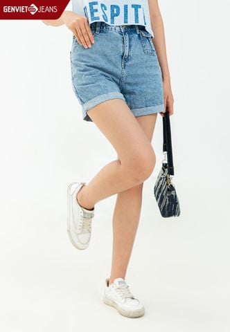Quần Sooc Nữ Jeans Dáng A TQ428J2218