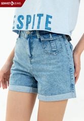 Quần Sooc Nữ Jeans Dáng A TQ428J2218