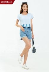 Quần Sooc Nữ Jeans Dáng A TQ428J2218