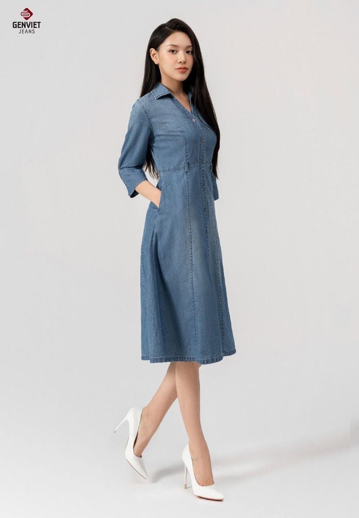 Đầm Jeans Nữ TD127J8454