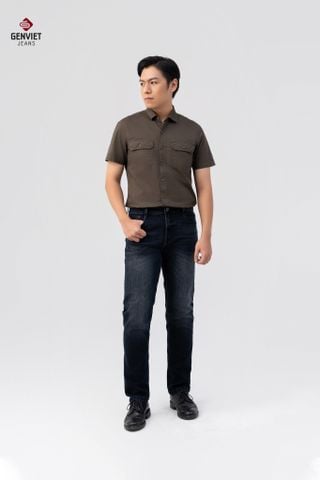 Quần Jeans Nam Ống Col Đứng DQ1108J08845