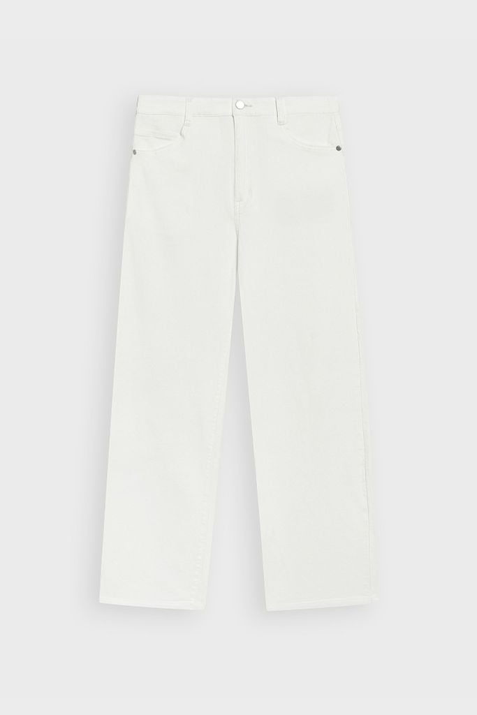 Quần dài jeans nữ dáng suông vừa DQ1223J08980