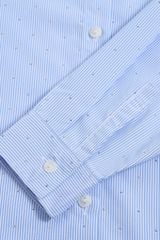 Áo Sơmi Nữ Dài Tay Thô Kẻ Suông TA1224C08978